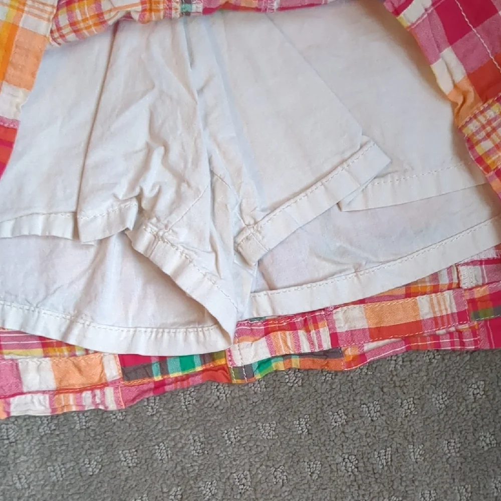 Plaid Multicolor Women's Skort - Picture 2 of 8